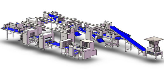 kopen G850 Hoge de Makerproductielijn van het Automatiseringscroissant met Industriële Capaciteit online vervaardiging