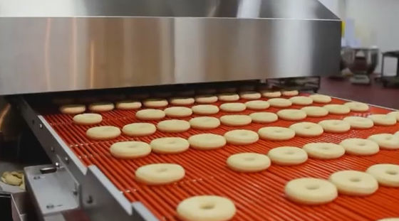 kopen De hoge Productielijn van de Automatiseringsdoughnut met Industriële Deeg het Afdekken Oplossing online vervaardiging