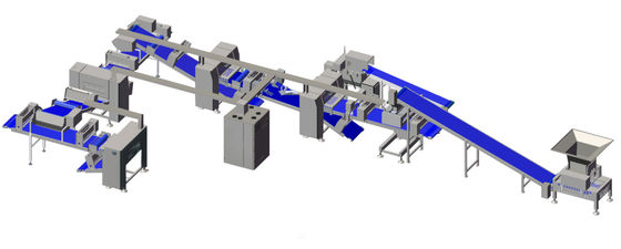 kopen 800mm Industriële de Klantenkleermaker van de Deeg Afdekkende Lijn voor Gebakje/Brooddeeg online vervaardiging