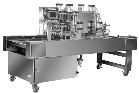 kopen PLC Gecontroleerde Depositeur van het Koekjesdeeg, de Industriële Machine van de Deegdepositeur online vervaardiging