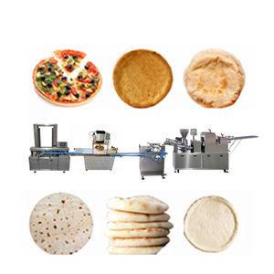 kopen Volledig Automatische het Deeg van de Pizzaproductielijn Deense het Lamineren Machine online vervaardiging