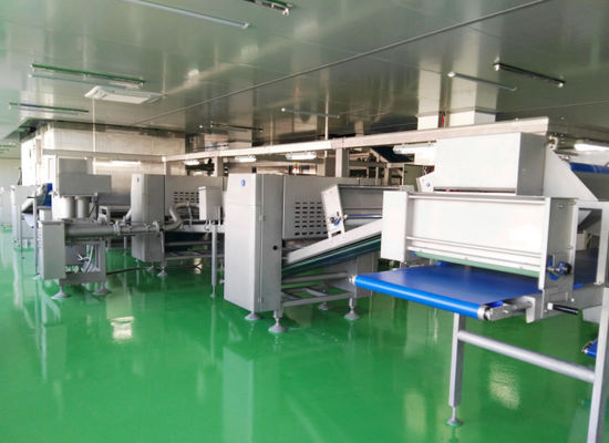 kopen -40℃ de auto het Bevriezen Machine van de het Deeglamineerder van het Tunnelgebakje voor Croissant en sasuagebroodje online vervaardiging
