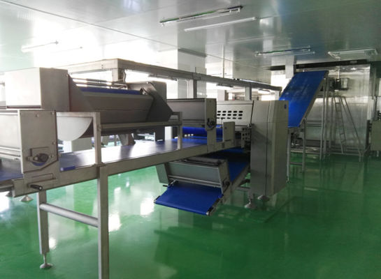 kopen Industriële Automatische Lamineringsmachine voor 1500 Kg Deegcapaciteit Gevulde Corissant online vervaardiging