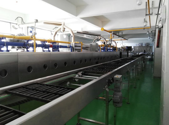 kopen het Pitabroodjeproductielijn van 150 mm Diameter met Tunneloven en Koelsysteem online vervaardiging