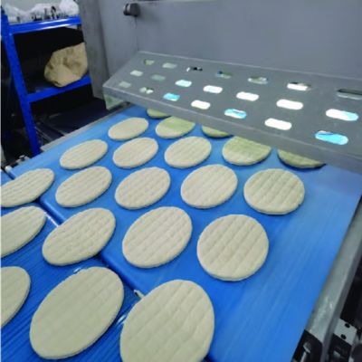 kopen De hoge productielijn van de Automatiseringspizza met Industrieel Deeg afdekkend Systeem online vervaardiging