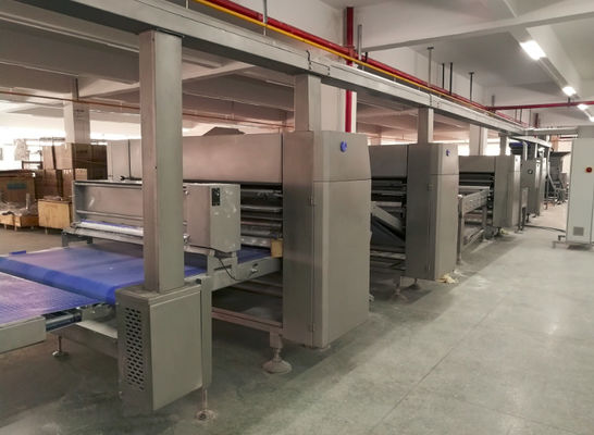 kopen Industriële Pita brood productie lijn, Pita maken machine voor 15 cm diameter Pita online vervaardiging