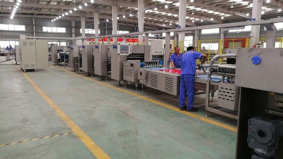kopen PLC van Siemens de Industriële Automatische Pizza die van de Deeglamineerder Machine met het Lamineren maken online vervaardiging