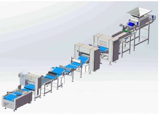 kopen Materiaal van de Ciabatta1000kg/hr het Industriële Bakkerij met Chunker online vervaardiging